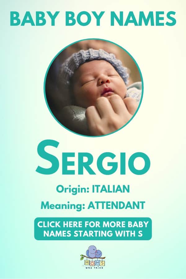 Baby boy name meanings - Sergio