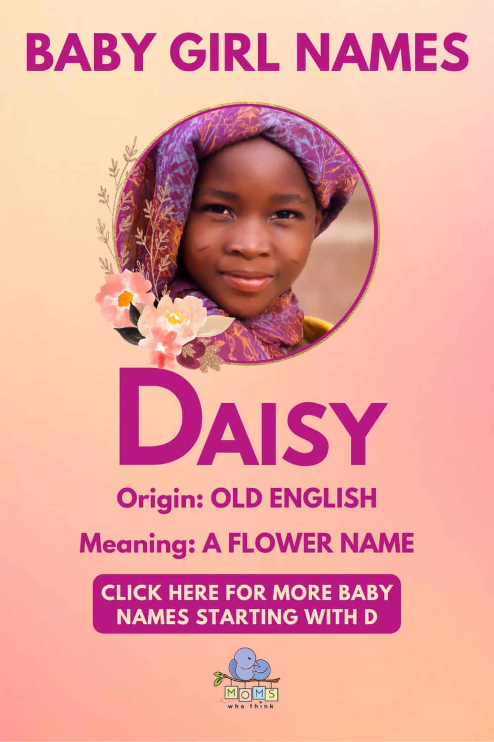 Baby girl name meanings - Daisy