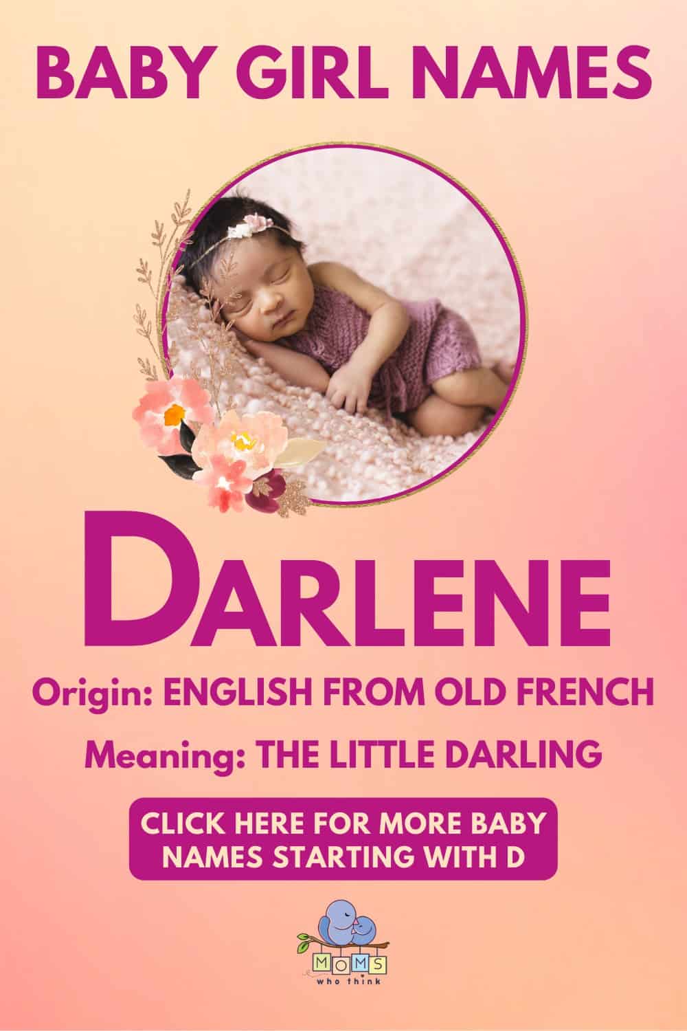 Baby girl name meanings - Darlene