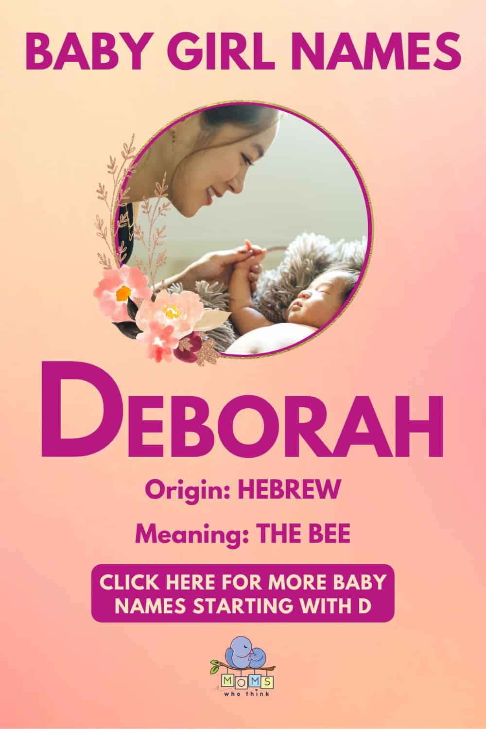 Baby girl name meanings - Deborah