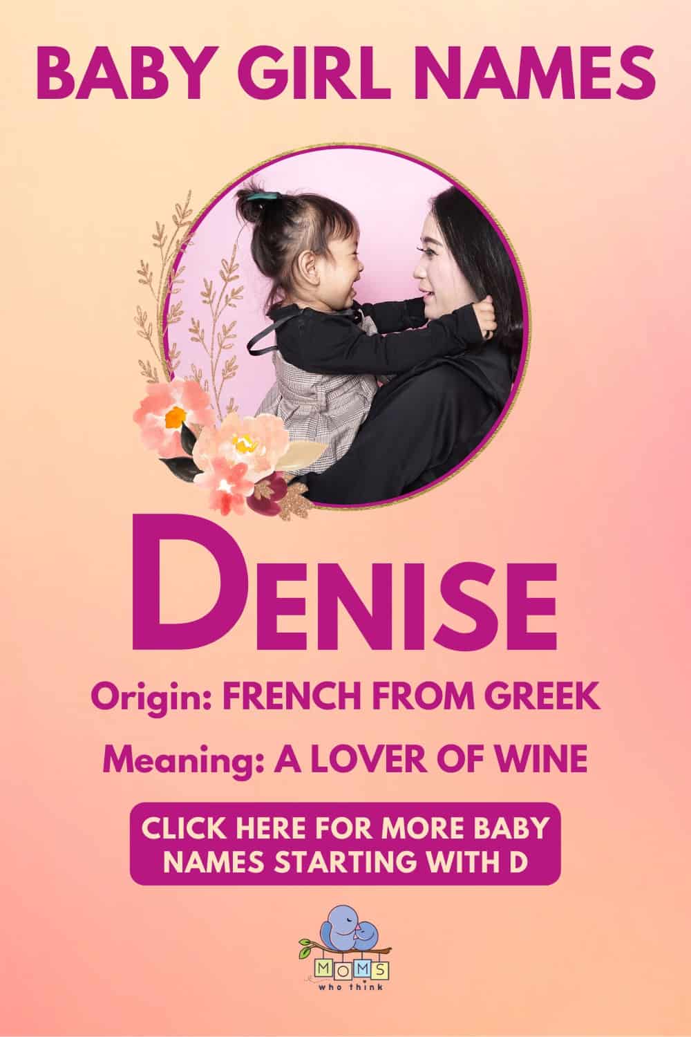 Baby girl name meanings - Denise