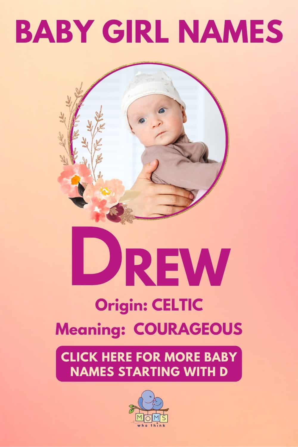 Baby girl name meanings - Drew