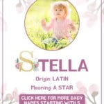 Baby girl name meanings - Stella