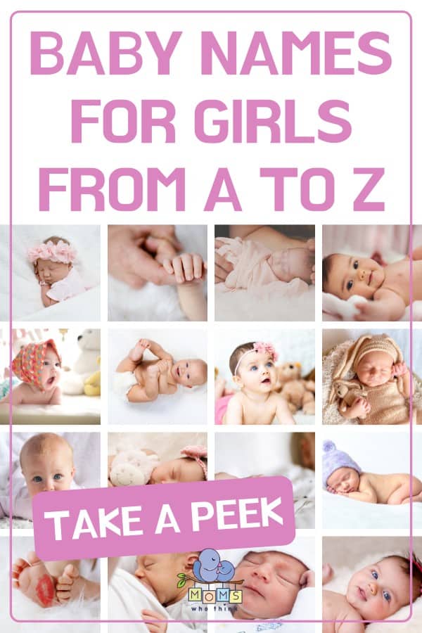 Baby names for girls from A to Z 2