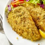 Breaded, Cod, High Angle View, Fish, Coating - Outer Layer