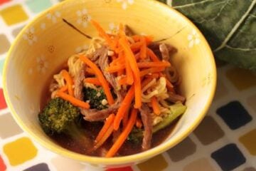 Beef and Broccoli Noodle Bowl