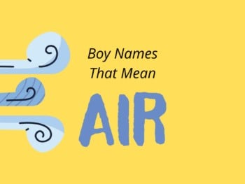 Boy Names That Mean Air