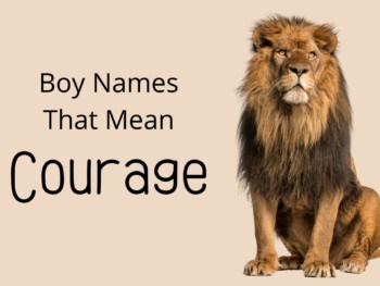 boy names that mean courage