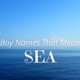 Boy Names That Mean Sea