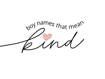 boy names that mean kind