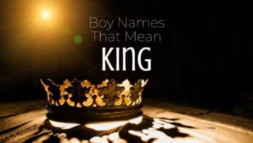 Boy Names That Mean King
