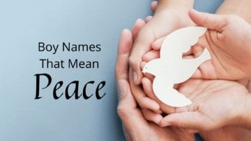 Boy Names That Mean Peace