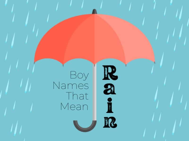 boy names that mean rain