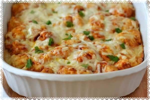 BUBBLE PIZZA CASSEROLE