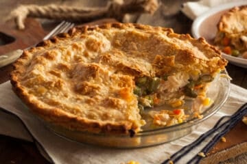 Chicken Pot Pie, Pot Pie, Homemade, Turkey Meat