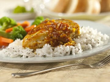 Chicken Meat, Pilau Rice, Dinner, Orange - Fruit, Orange Color