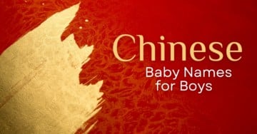 Chinese baby names for boys on a Chinese pattern