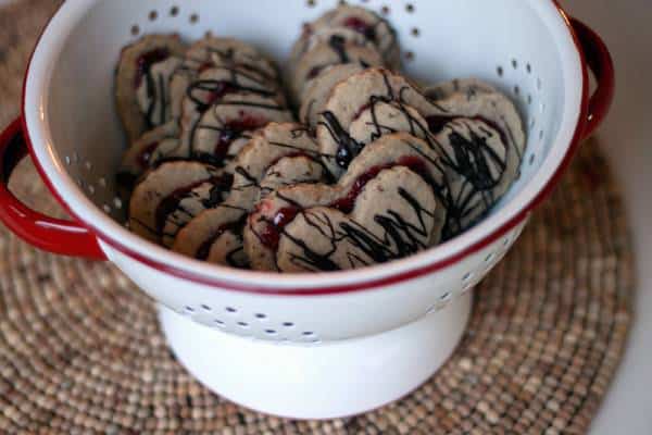 Raspberry Linzer Cookies