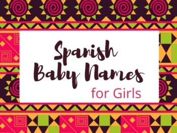 Spanish baby names for girls