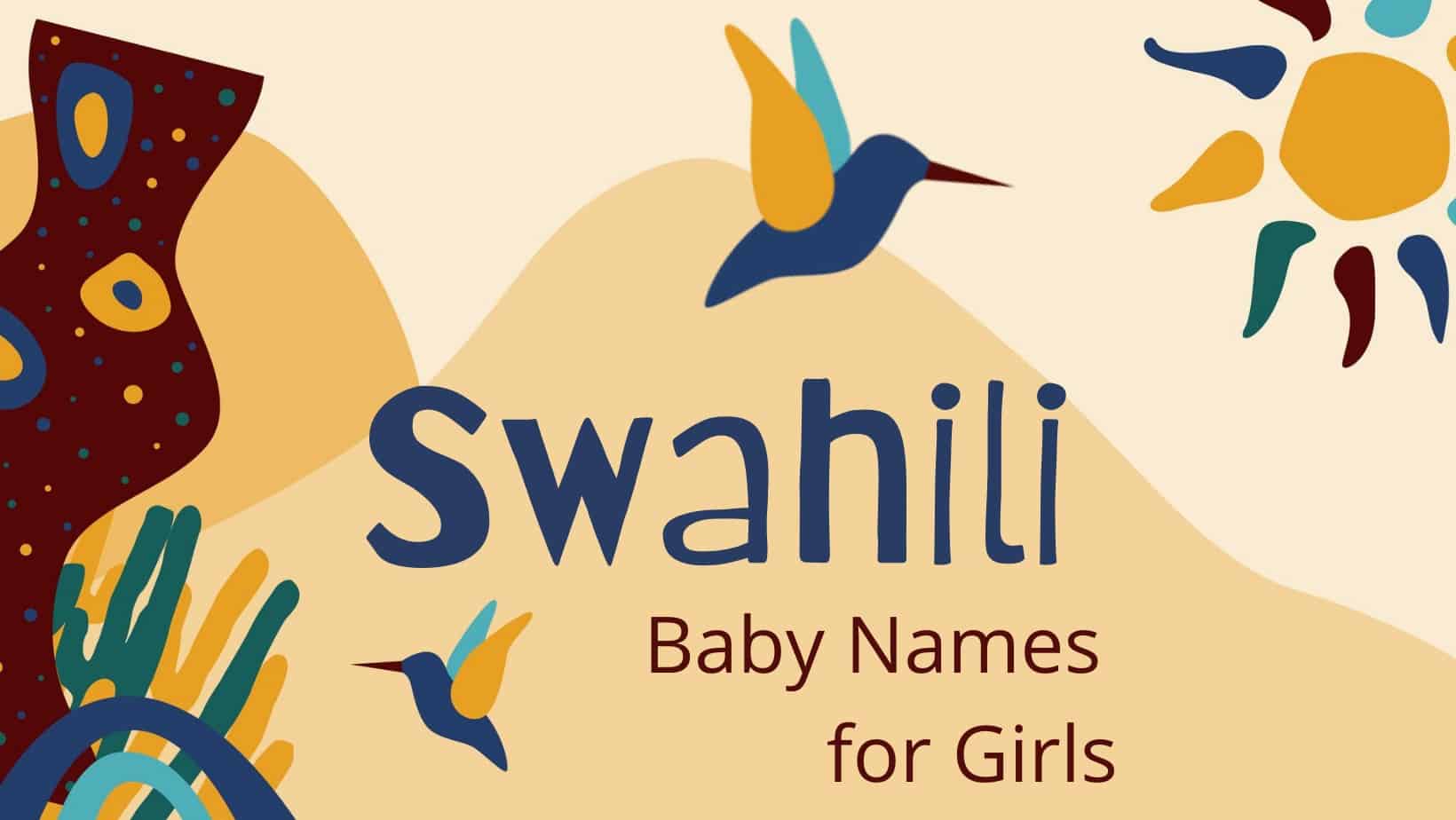 Swahili baby names for girls