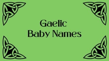 Gaelic Baby Names