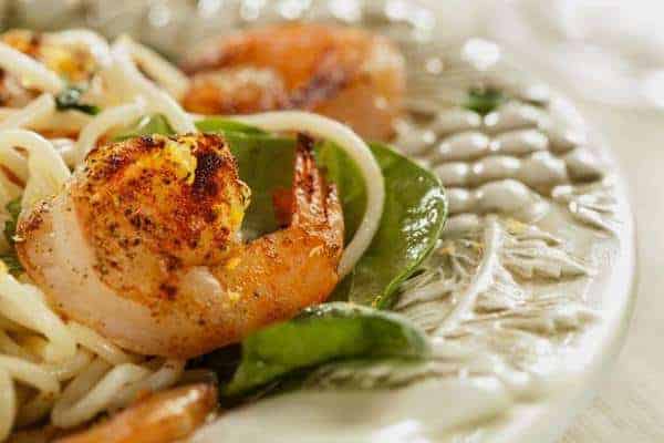 Garlic Lime Shrimp and Pasta