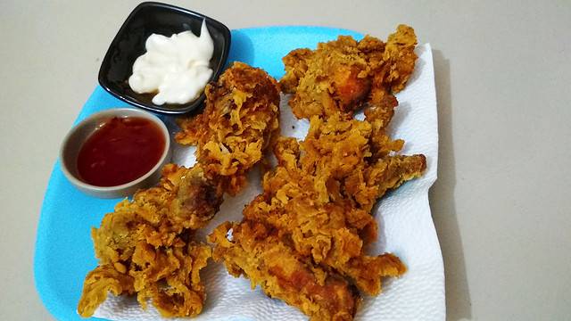 alt, Animal Body Part, Animal Wing, Bangladesh, Chicken - Bird, Chicken Meat, Crispy Onion Barbecue Chicken Fingers