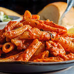 penne with creamy vodka sauce, Vodka, Pasta, Penne, Sauce, Cream - Dairy Product