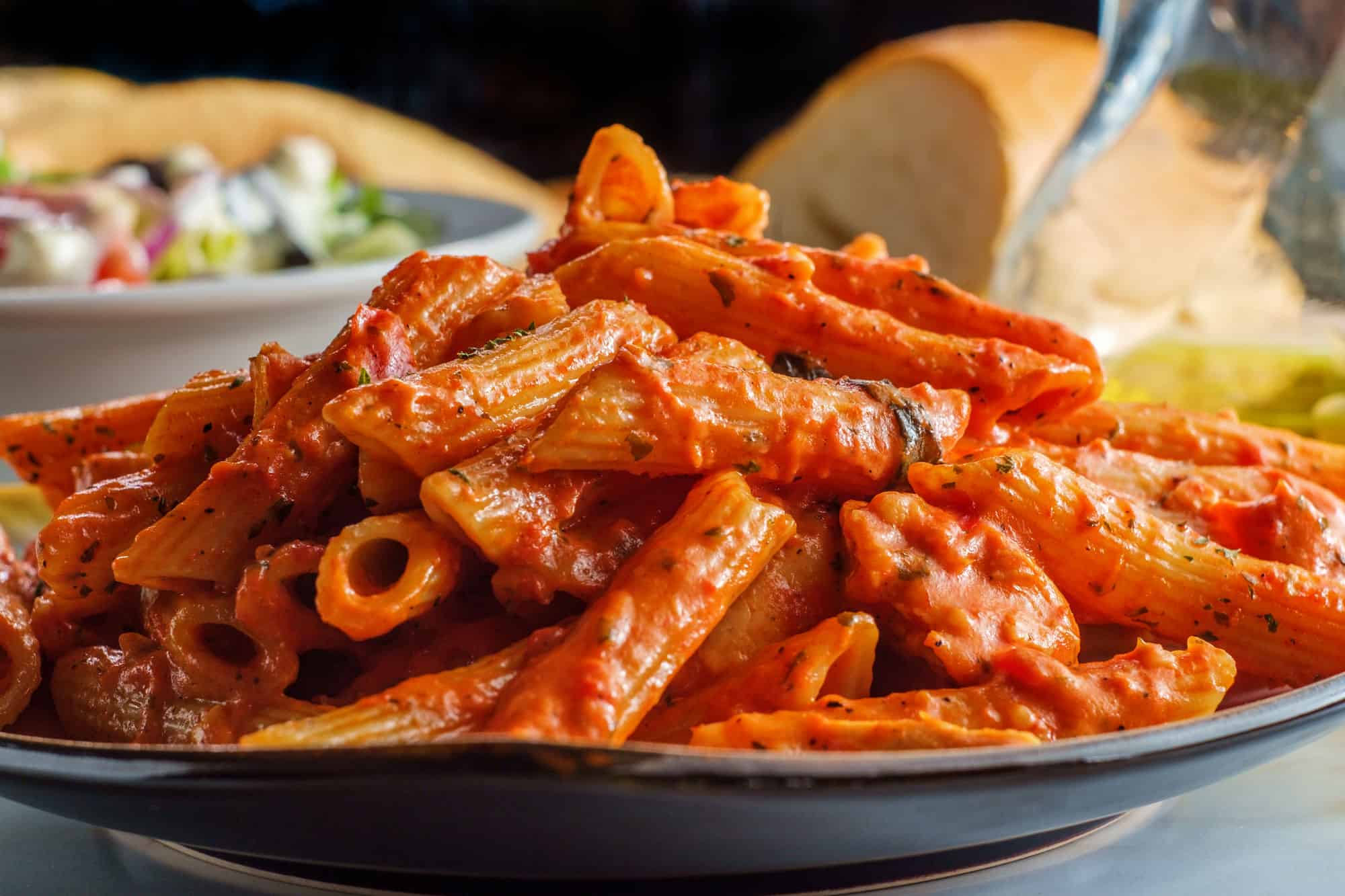 penne with creamy vodka sauce, Vodka, Pasta, Penne, Sauce, Cream - Dairy Product