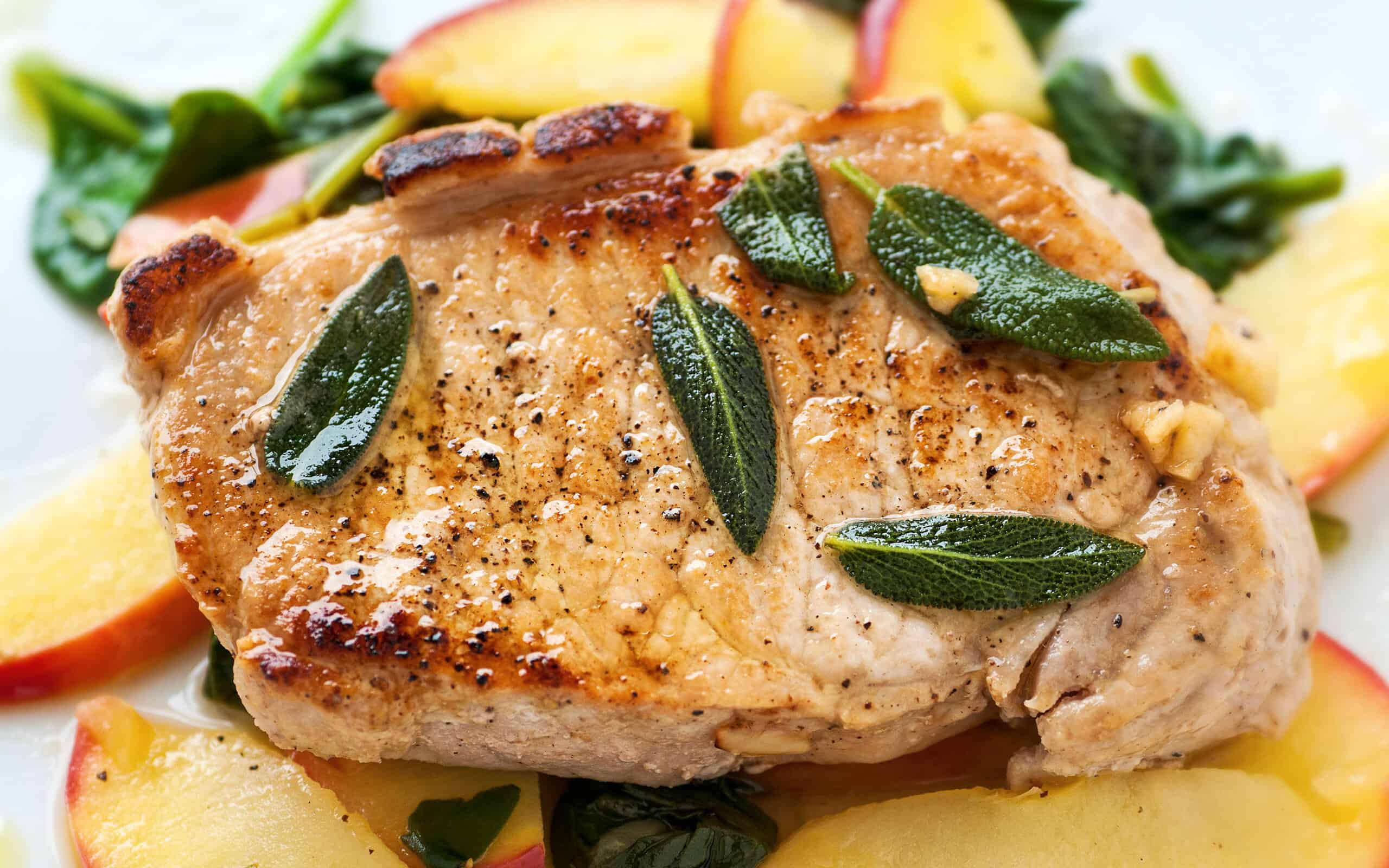 apple pork chop recipe, Apple - Fruit, Pork, Autumn, Cooked, Fat - Nutrient