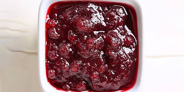 Cranberry Chutney, Cranberry, High Angle View, Chutney, Gelatin Dessert, Relish