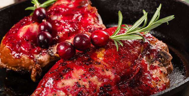 *cranberry pork chops recipe, Cranberry, Chicken Meat, Glazed Food, 2015, Berry Fruit
