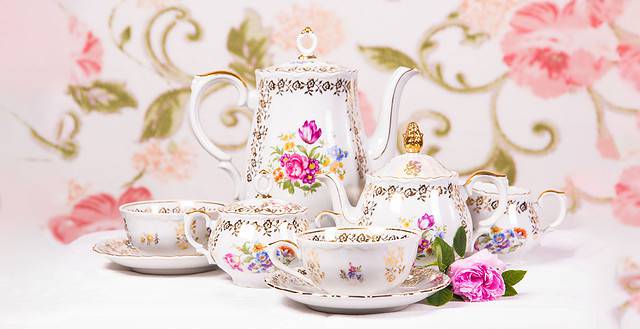 Tea Party, Group Of Objects, Tea - Hot Drink, Afternoon Tea, Order, Antique