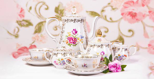 Tea Party, Group Of Objects, Tea - Hot Drink, Afternoon Tea, Order, Antique