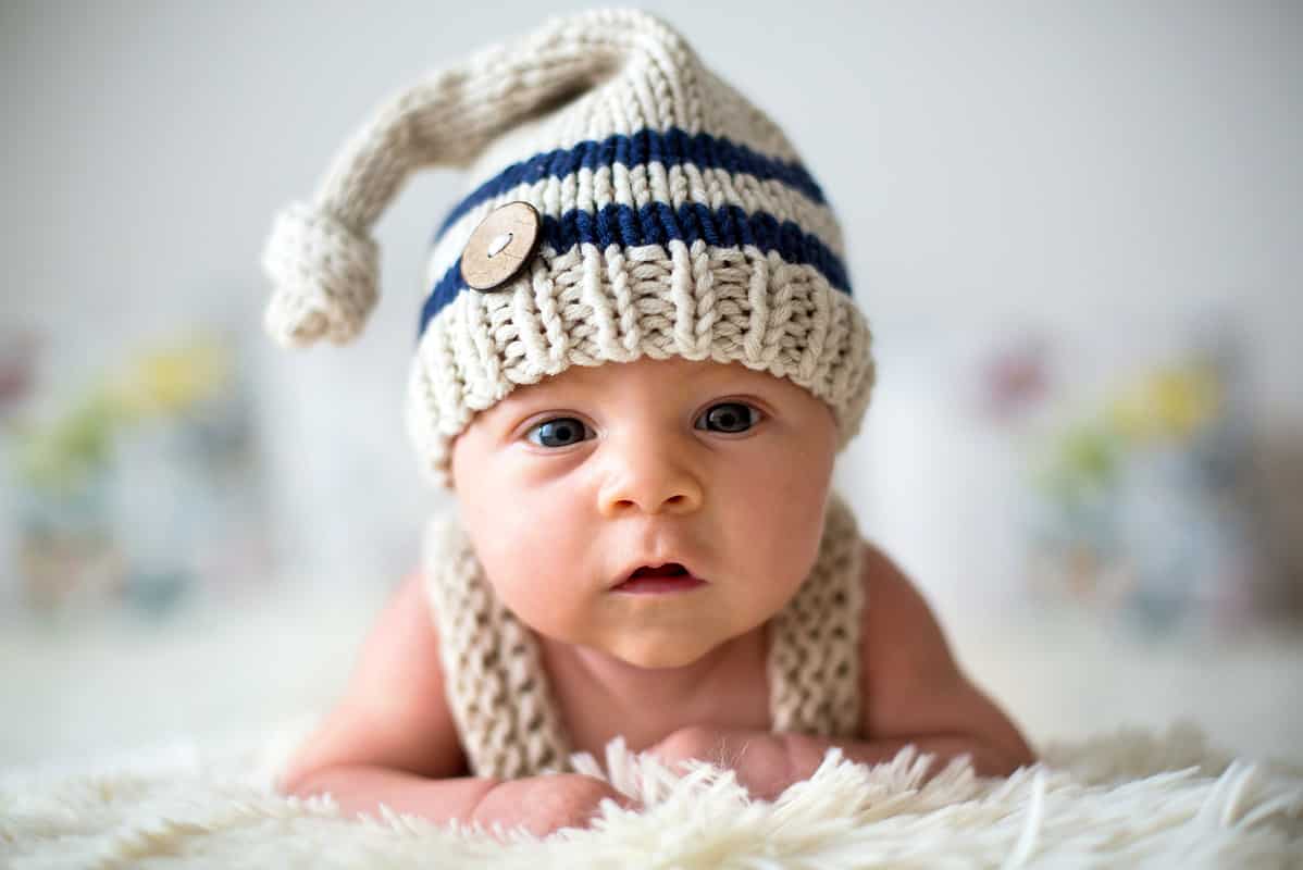 Baby - Human Age, Knit Hat, Newborn, Hat, Photography