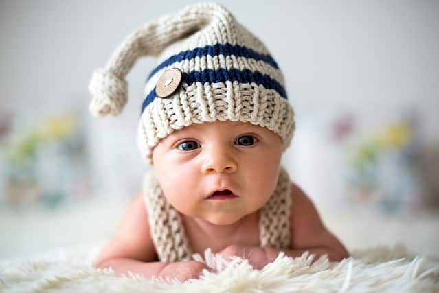 Baby - Human Age, Knit Hat, Newborn, Hat, Photography