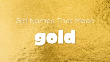 girl names that mean gold