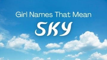 Girl Names That Mean Sky