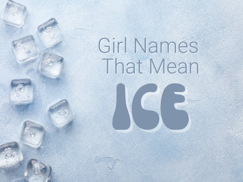Girl Names That Mean Ice