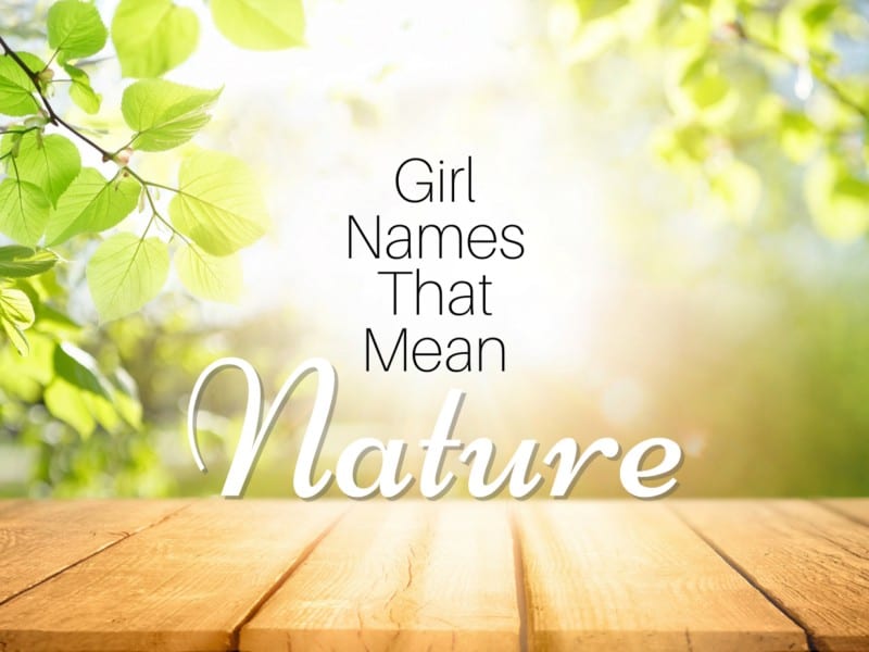 Girl names that mean nature