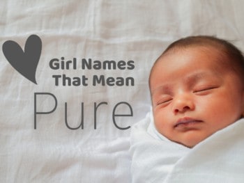 Girl Names that mean pure