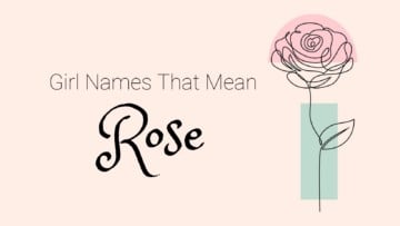 Girl Names That Mean Rose