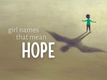 Girl names that mean hope