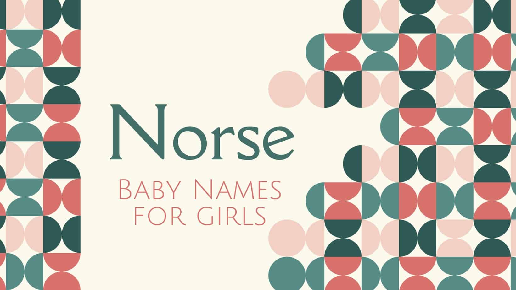 Norse baby names for girls