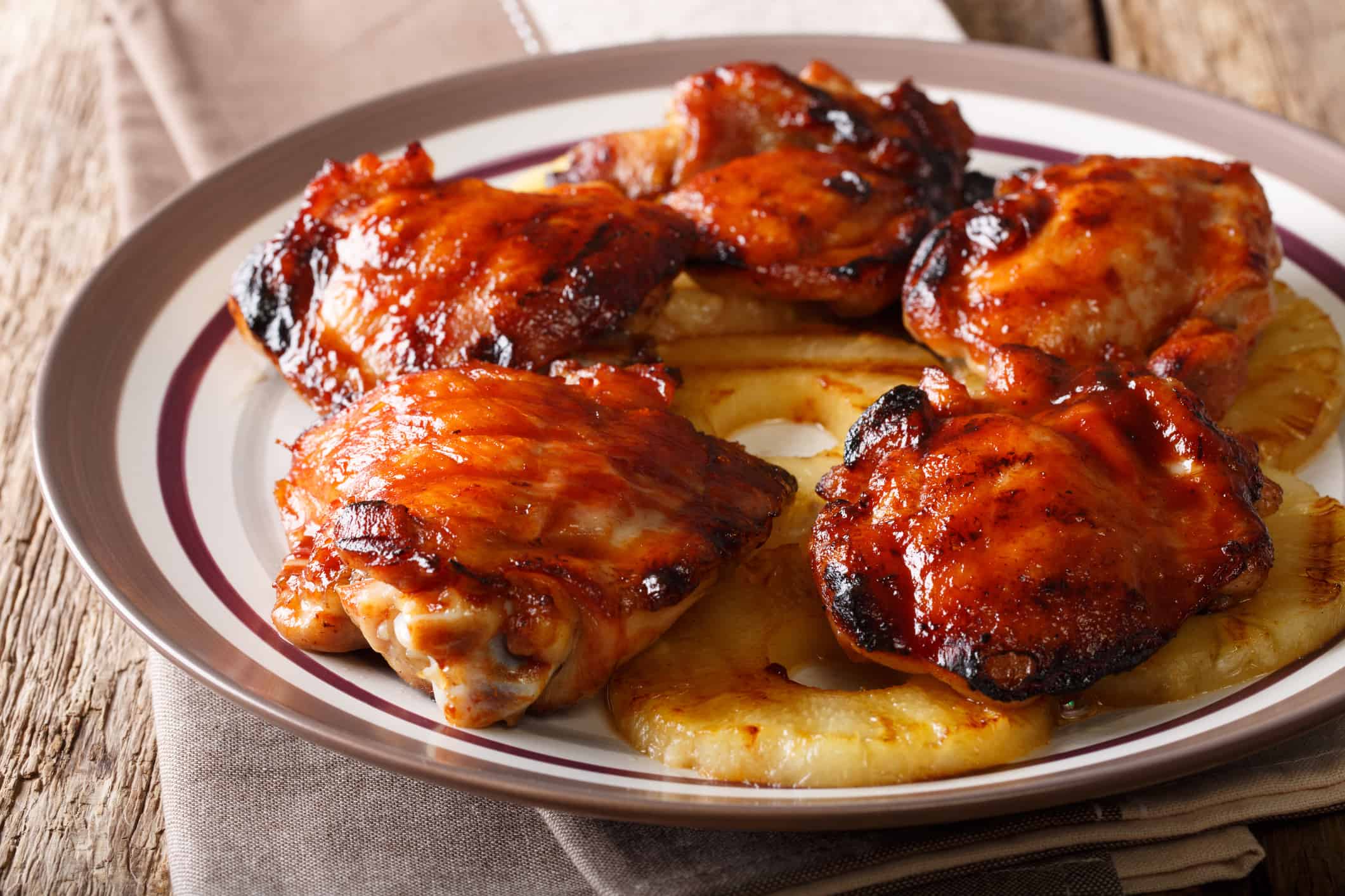 Hawaiian Grill Spicy Chicken Thighs