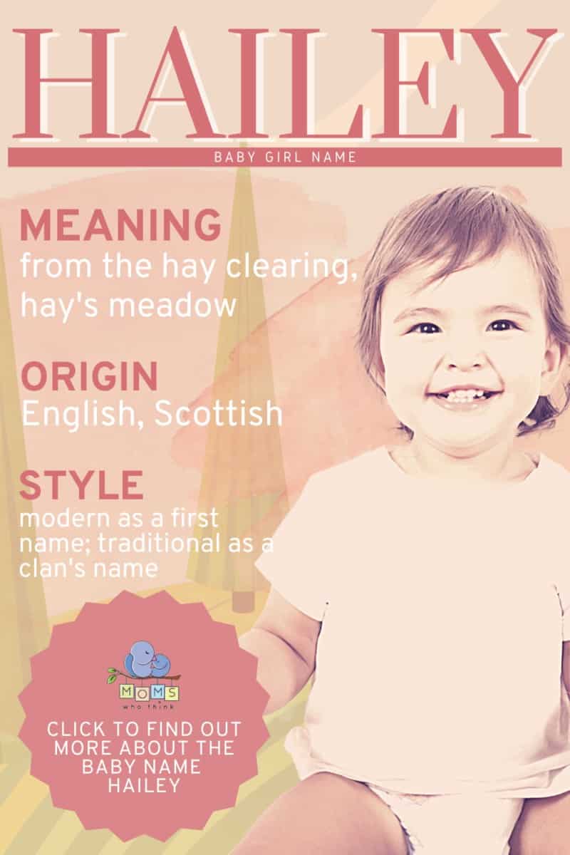 Hailey baby name meaning and origin