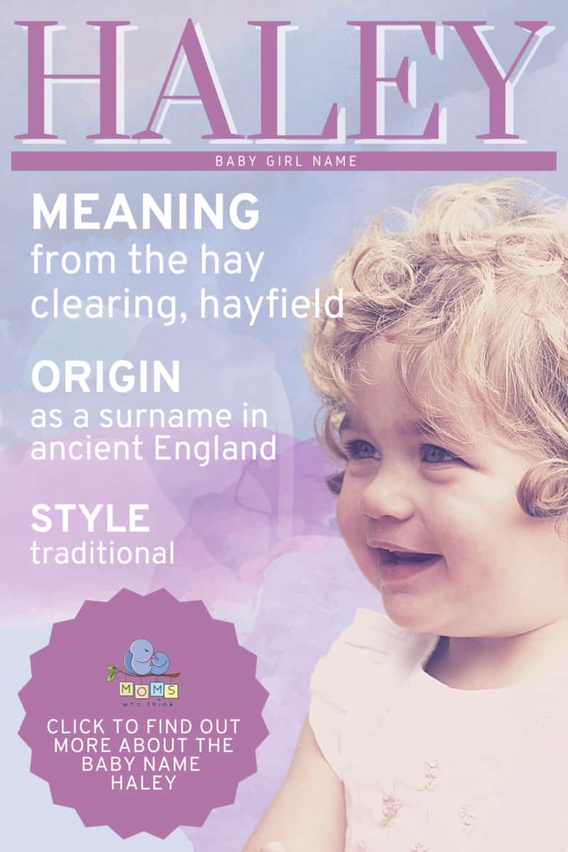 Haley baby name meaning and origin