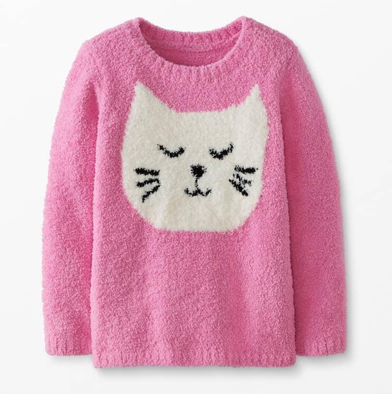 Hanna Andersson kitty sweater for kids