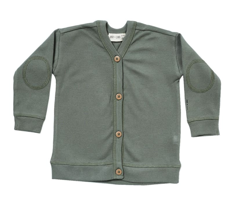 Ribbed cotton kids' sweater