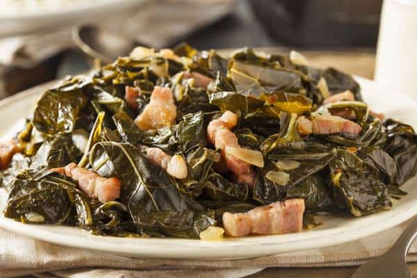 Southern Style Collard Greens with Salt Pork